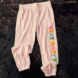 “Stay Happy” Sweatpants